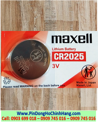 Pin Maxell CR2025 _Pin CR2025